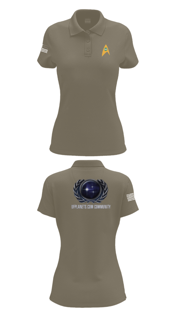 Womens Short Sleeve Performance Polo, UFP, Air Force, Teamtime, Team time, sublimation, custom sports apparel, team uniforms, spirit wear, spiritwear, sports uniforms, custom shirts, team store, custom team store, fundraiser sports, apparel fundraiser
