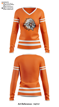 RRMS Cheer 7036468 Women's Long Sleeve V-neck Shirt - 41