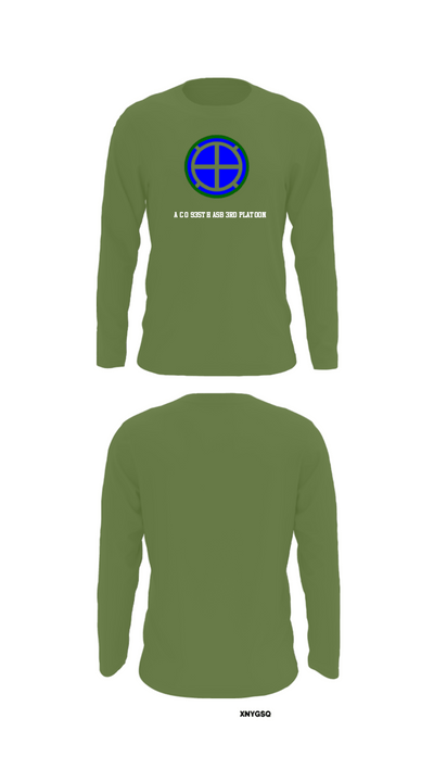 A co 935th ASB 3rd Platoon 87563624 Long Sleeve Performance Shirt - 50