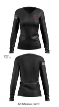 1-105th Cavalry 28213104 Women's Long Sleeve V-neck Shirt - 1