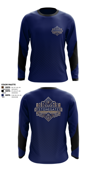 STONEGATE 94014498 Long Sleeve Performance Shirt 3