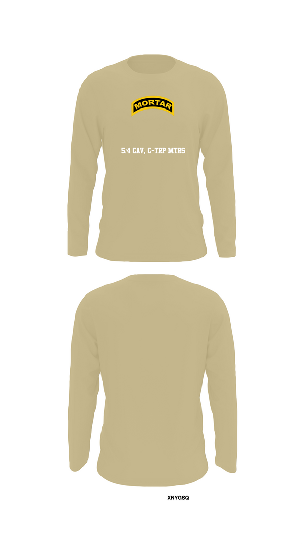 Long Sleeve Performance Shirt, 5/4 Cav, C-TRP MTRS, , Teamtime, Team time, sublimation, custom sports apparel, team uniforms, spirit wear, spiritwear, sports uniforms, custom shirts, team store, custom team store, fundraiser sports, apparel fundraiser