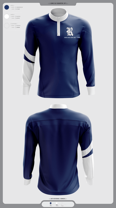 Ringgold High School Cheer 51268612 Quarter Zip Jacket - 37