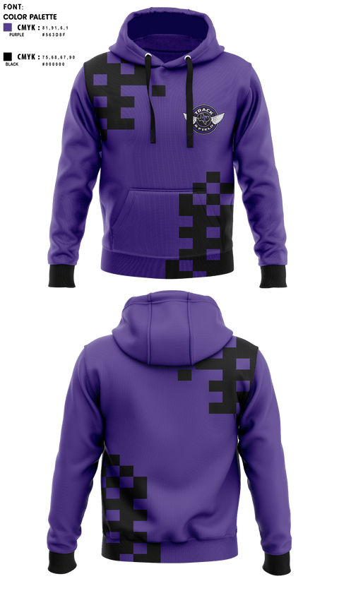 Hoodie, Throckmorton High School Track and Field, Track & Field, Teamtime, Team time, sublimation, custom sports apparel, team uniforms, spirit wear, spiritwear, sports uniforms, custom shirts, team store, custom team store, fundraiser sports, apparel fundraiser