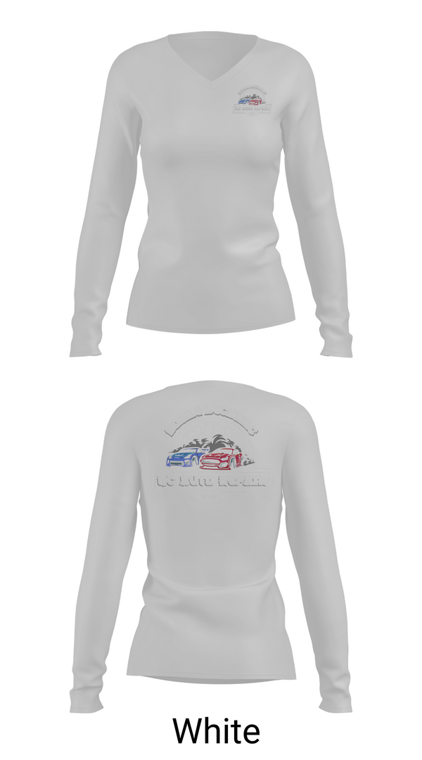 Womens Long Sleeve Vneck Shirt, GC AUTO REPAIR, , Teamtime, Team time, sublimation, custom sports apparel, team uniforms, spirit wear, spiritwear, sports uniforms, custom shirts, team store, custom team store, fundraiser sports, apparel fundraiser