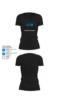 West Bend West Gymnastics 52133716 Women's Short Sleeve V-neck Shirt - 37