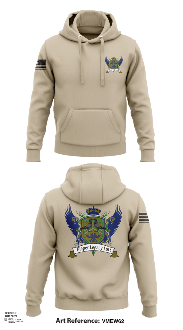 Hoodie, Pieper Legacy Loft, , Teamtime, Team time, sublimation, custom sports apparel, team uniforms, spirit wear, spiritwear, sports uniforms, custom shirts, team store, custom team store, fundraiser sports, apparel fundraiser