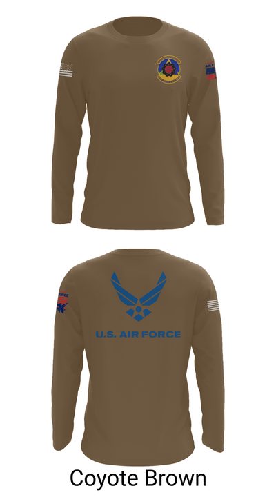 4th Component Maintenance Squadron 36168944 Long Sleeve Performance Shirt - 6