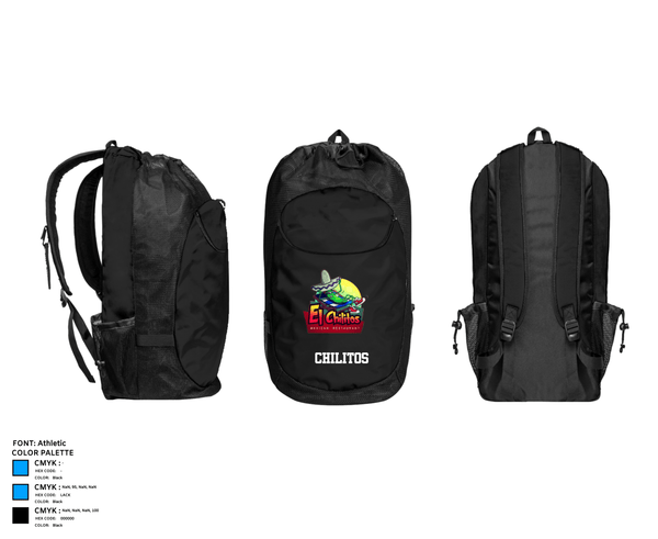 Gear Bag, Chilitos, , Teamtime, Team time, sublimation, custom sports apparel, team uniforms, spirit wear, spiritwear, sports uniforms, custom shirts, team store, custom team store, fundraiser sports, apparel fundraiser