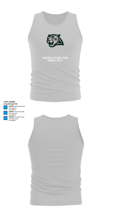 Emerald Ridge High School Golf 88703462 Tank Top - 13