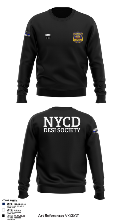 NYCD DESI SOCIETY 34062246 Crew Neck Sweatshirt - 119