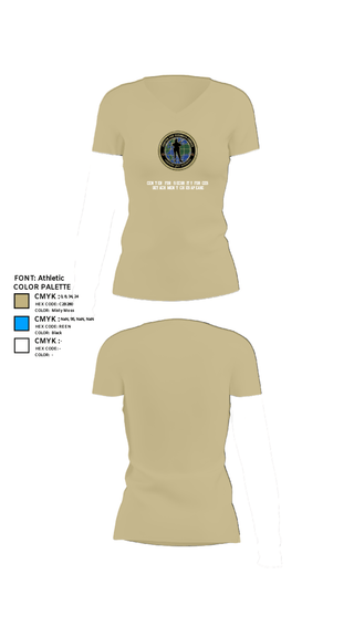 Women's Short Sleeve Vneck Shirt, Center for Security Forces Detachment Chesapeake, Navy, Teamtime, Team time, sublimation, custom sports apparel, team uniforms, spirit wear, spiritwear, sports uniforms, custom shirts, team store, custom team store, fundraiser sports, apparel fundraiser