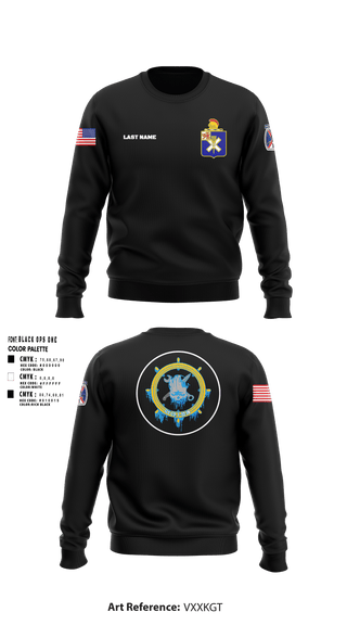Crew Neck Sweatshirt, Ice Company, 1-32 Infantry, Army, Teamtime, Team time, sublimation, custom sports apparel, team uniforms, spirit wear, spiritwear, sports uniforms, custom shirts, team store, custom team store, fundraiser sports, apparel fundraiser