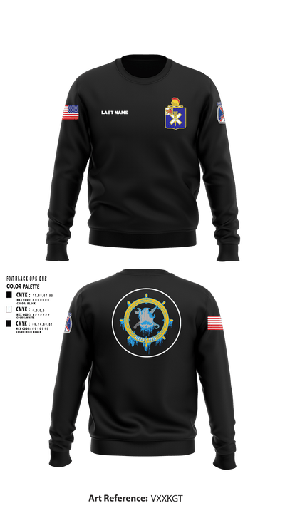 Ice Company, 1-32 Infantry 87671001 Crew Neck Sweatshirt - 10