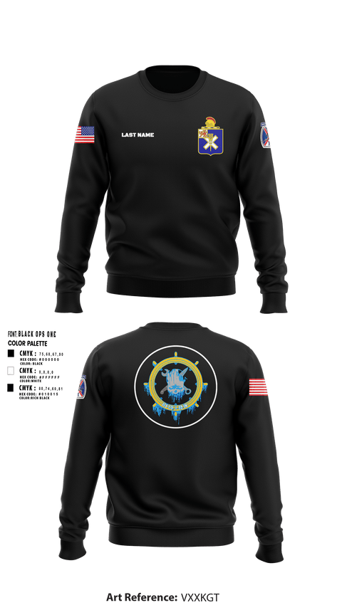 Crew Neck Sweatshirt, Ice Company, 1-32 Infantry, Army, Teamtime, Team time, sublimation, custom sports apparel, team uniforms, spirit wear, spiritwear, sports uniforms, custom shirts, team store, custom team store, fundraiser sports, apparel fundraiser