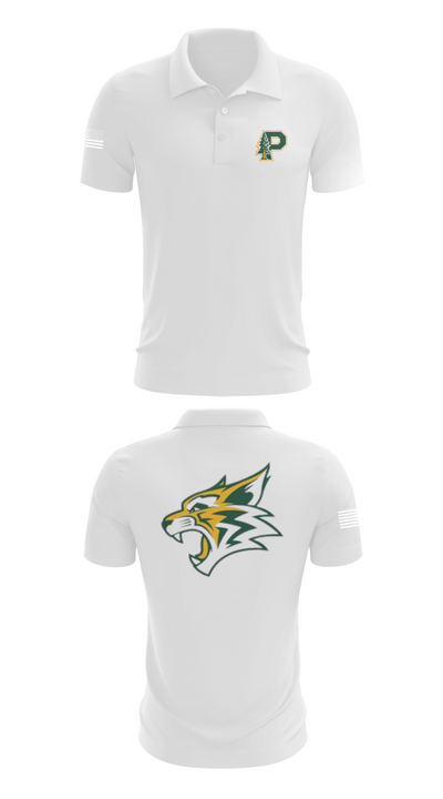 Paradise High School Bobcats 65206673 Short Sleeve Performance Polo - 9