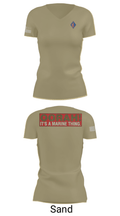 1st Marine Regiment 32808075 Women's Short Sleeve V-neck Shirt - 60