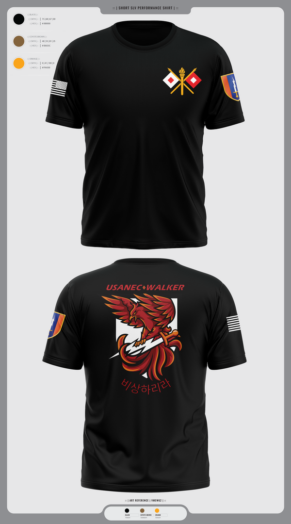 Short Sleeve Performance Shirt, USANEC-WALKER, Army, Teamtime, Team time, sublimation, custom sports apparel, team uniforms, spirit wear, spiritwear, sports uniforms, custom shirts, team store, custom team store, fundraiser sports, apparel fundraiser