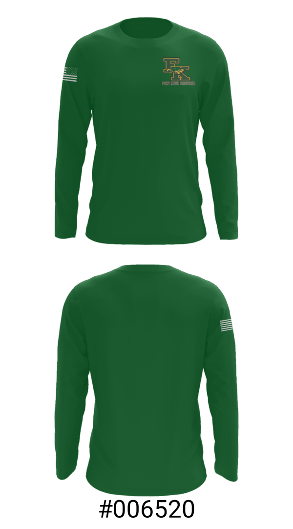 Long Sleeve Performance Shirt, Eagles Baseball, Baseball, Teamtime, Team time, sublimation, custom sports apparel, team uniforms, spirit wear, spiritwear, sports uniforms, custom shirts, team store, custom team store, fundraiser sports, apparel fundraiser