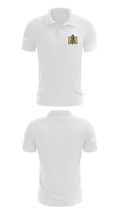 Murray State University Volleyball 29565911 Short Sleeve Performance Polo - 9