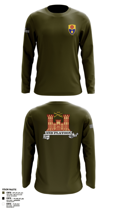649 ENG CO649 ENG CO 61246639 Long Sleeve Performance Shirt - 1
