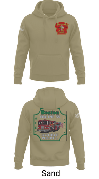 Hoodie, Boston Fire Department Engine 55, , Teamtime, Team time, sublimation, custom sports apparel, team uniforms, spirit wear, spiritwear, sports uniforms, custom shirts, team store, custom team store, fundraiser sports, apparel fundraiser