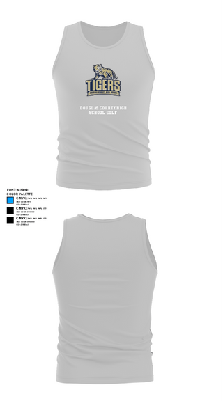 Tank Top, Douglas County High School Golf, Golf, Teamtime, Team time, sublimation, custom sports apparel, team uniforms, spirit wear, spiritwear, sports uniforms, custom shirts, team store, custom team store, fundraiser sports, apparel fundraiser