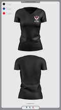 TX-794 72753245 Women's Short Sleeve V-neck Shirt - 1