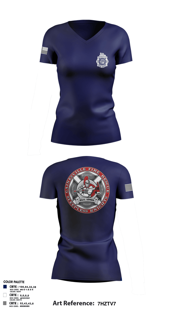 Womens Short Sleeve Vneck Shirt, GFR Station 3, Fire Department, Teamtime, Team time, sublimation, custom sports apparel, team uniforms, spirit wear, spiritwear, sports uniforms, custom shirts, team store, custom team store, fundraiser sports, apparel fundraiser