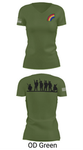 42ND Infantry Division 74550068 Women's Short Sleeve V-neck Shirt - 48