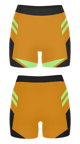 Women's Compression Shorts, Hazardous, , Teamtime, Team time, sublimation, custom sports apparel, team uniforms, spirit wear, spiritwear, sports uniforms, custom shirts, team store, custom team store, fundraiser sports, apparel fundraiser