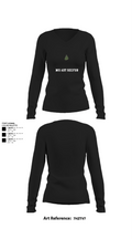 MS ADT SECFOR 6944936 Women's Long Sleeve V-neck Shirt - 22