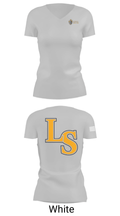 Lutheran South High School Tennis 8304460 Women's Short Sleeve V-neck Shirt - 7