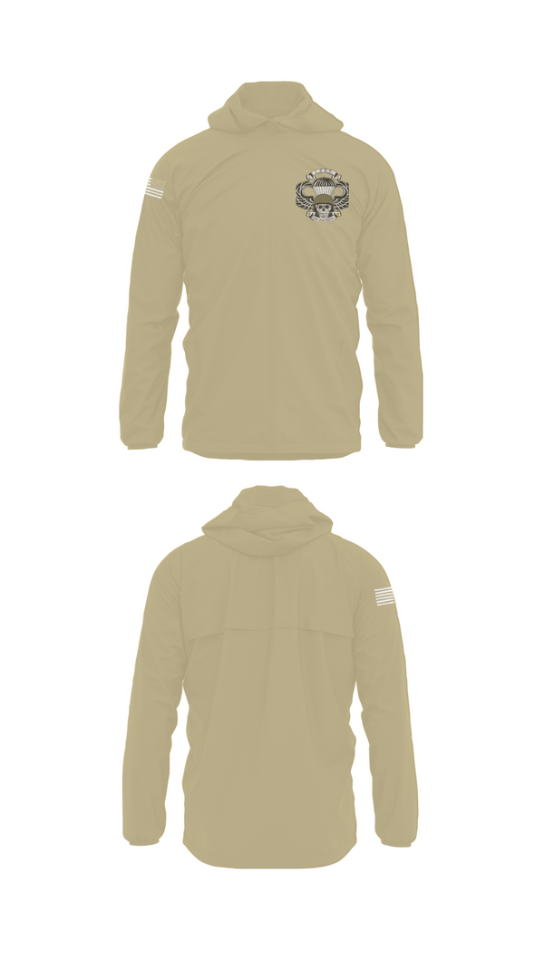 Windbreaker, Echo company 2nd battalion 258th infantry regiment, Army, Teamtime, Team time, sublimation, custom sports apparel, team uniforms, spirit wear, spiritwear, sports uniforms, custom shirts, team store, custom team store, fundraiser sports, apparel fundraiser
