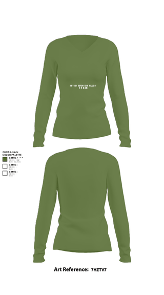 Women's Long Sleeve Vneck Shirt, 31st Air Defense Artillery Brigade, Army, Teamtime, Team time, sublimation, custom sports apparel, team uniforms, spirit wear, spiritwear, sports uniforms, custom shirts, team store, custom team store, fundraiser sports, apparel fundraiser