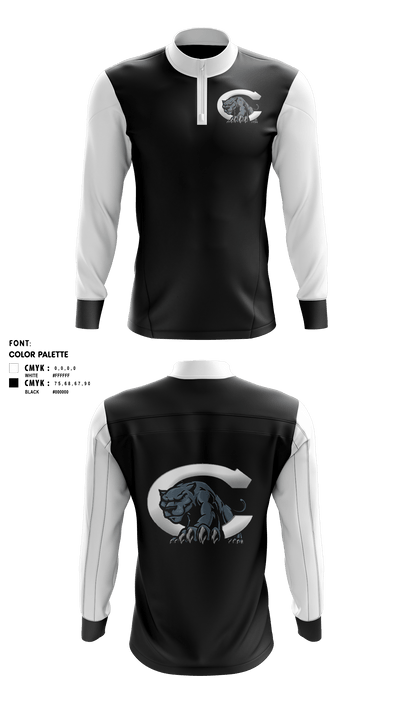 Centralia High School Wrestling 30669700 Quarter Zip Jacket - 41