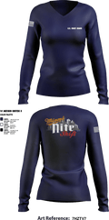Air Station Miami 95646017 Women's Long Sleeve V-neck Shirt - 4