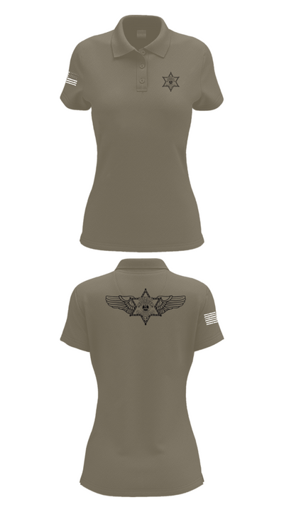 Air Support 72075098 Women's Short Sleeve Performance Polo  - 71