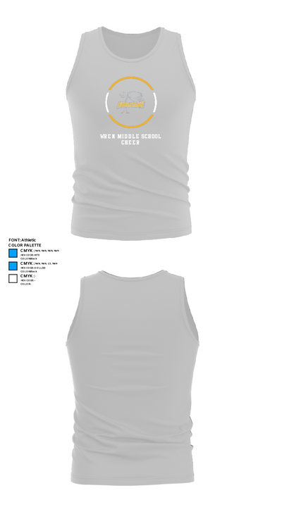 Wren Middle School Cheer 24305123 Tank Top - 13