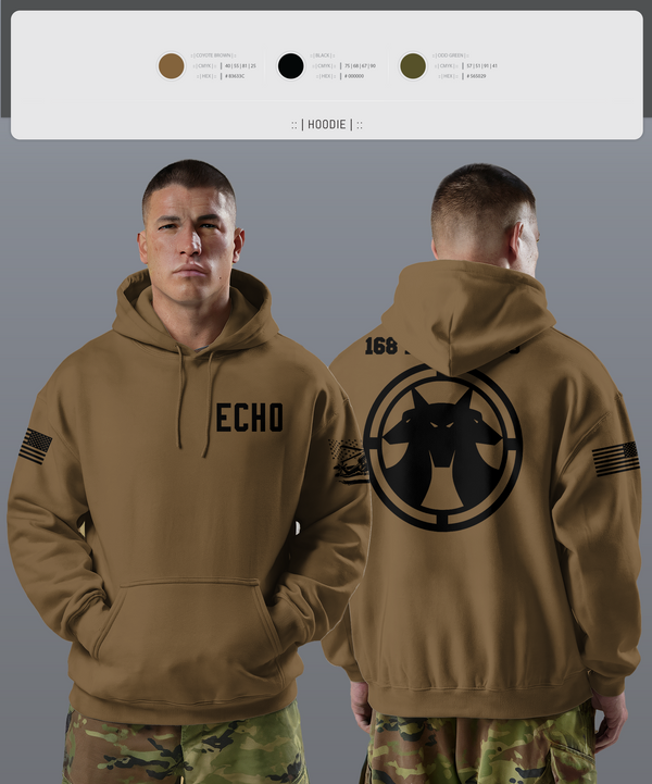 Hoodie, Echo, Army, Teamtime, Team time, sublimation, custom sports apparel, team uniforms, spirit wear, spiritwear, sports uniforms, custom shirts, team store, custom team store, fundraiser sports, apparel fundraiser