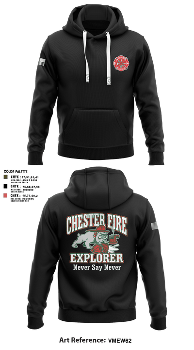 Chester fire explorers 87752590 Hoodie - 3