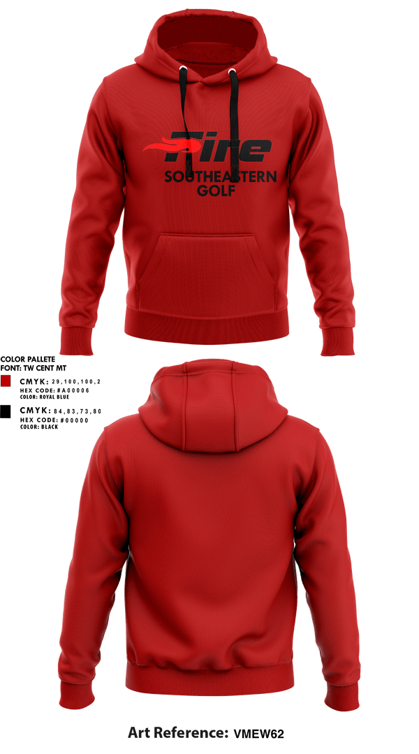 Hoodie, Southeastern University Golf, Golf, Teamtime, Team time, sublimation, custom sports apparel, team uniforms, spirit wear, spiritwear, sports uniforms, custom shirts, team store, custom team store, fundraiser sports, apparel fundraiser