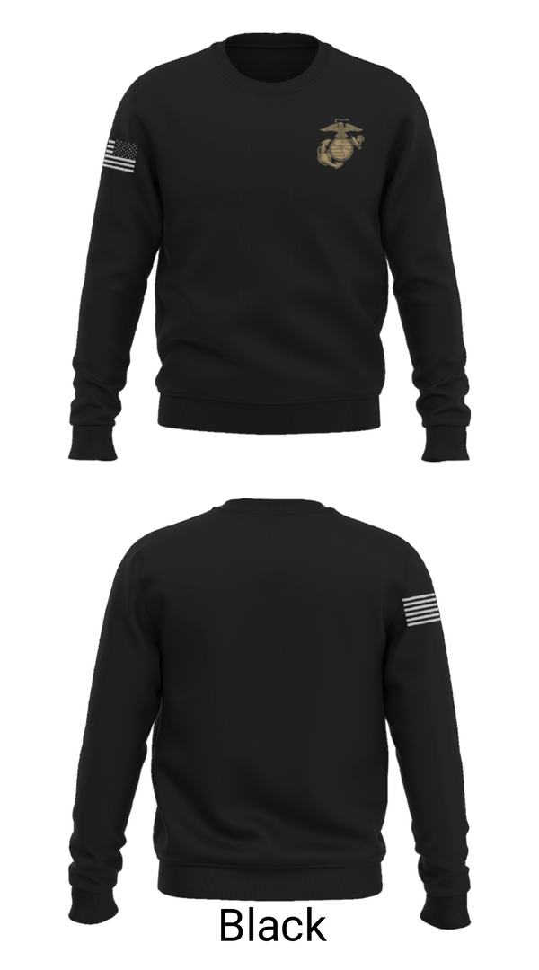 Crew Neck Sweatshirt, Marine Training Academy USA, Marines, Teamtime, Team time, sublimation, custom sports apparel, team uniforms, spirit wear, spiritwear, sports uniforms, custom shirts, team store, custom team store, fundraiser sports, apparel fundraiser
