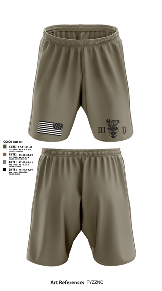 Athletic Shorts With Pockets, 3B 1-325 AIR, 2BCT, 82ND ABN DIV, Army, Teamtime, Team time, sublimation, custom sports apparel, team uniforms, spirit wear, spiritwear, sports uniforms, custom shirts, team store, custom team store, fundraiser sports, apparel fundraiser