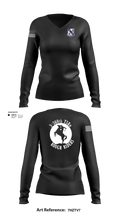 3-360th TSBn 65100272 Women's Long Sleeve V-neck Shirt - 1
