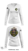 Klein Fire 38 11019570 Women's Long Sleeve V-neck Shirt - 156