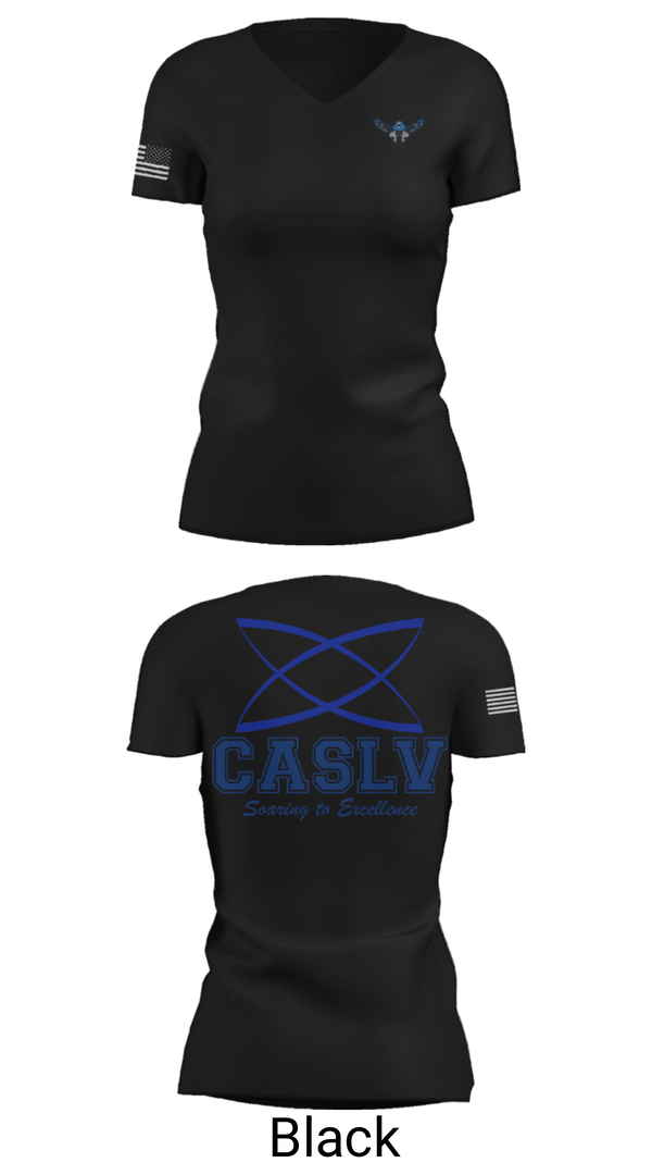 Women's Short Sleeve Vneck Shirt, Coral Academy of Science Las Vegas High School Cross Country, Cross Country, Teamtime, Team time, sublimation, custom sports apparel, team uniforms, spirit wear, spiritwear, sports uniforms, custom shirts, team store, custom team store, fundraiser sports, apparel fundraiser
