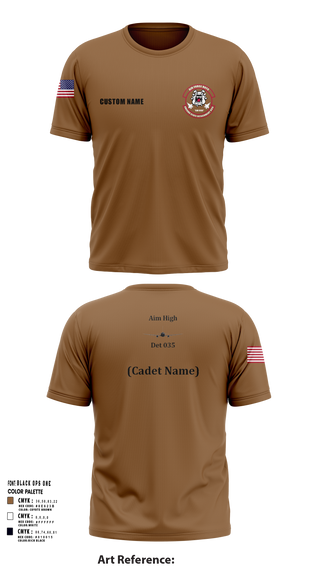 Short Sleeve Performance Shirt, Detachment 035, Air Force, Teamtime, Team time, sublimation, custom sports apparel, team uniforms, spirit wear, spiritwear, sports uniforms, custom shirts, team store, custom team store, fundraiser sports, apparel fundraiser