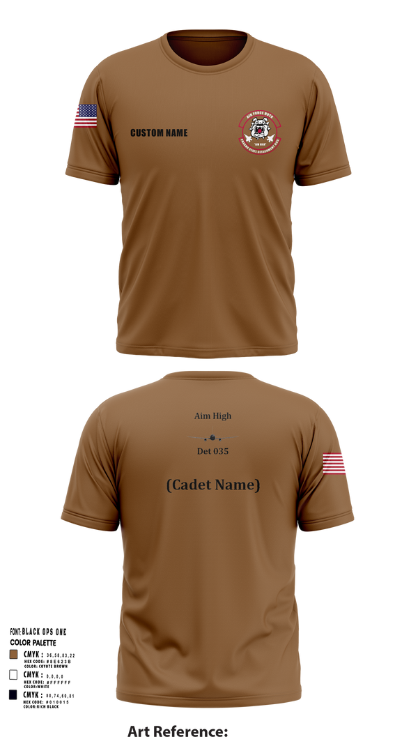 Short Sleeve Performance Shirt, Detachment 035, Air Force, Teamtime, Team time, sublimation, custom sports apparel, team uniforms, spirit wear, spiritwear, sports uniforms, custom shirts, team store, custom team store, fundraiser sports, apparel fundraiser