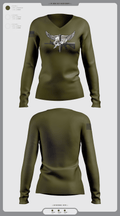 San Antonio SRT 65040800 Women's Long Sleeve V-neck Shirt - 2